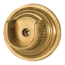 ACCESORIO CORTINERO PLAFON DORADO EN U (ABIERTO) 1/2 PAQ X 4 UDUKE