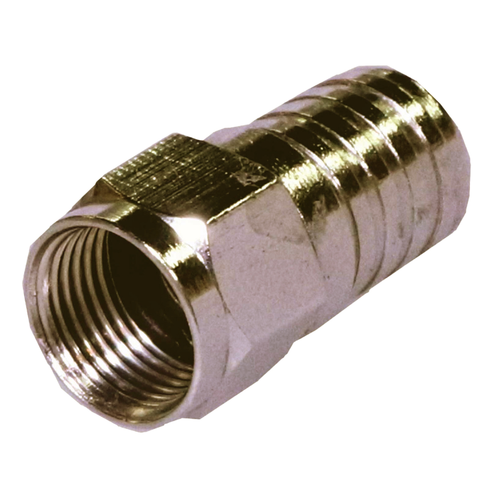 TERMINAL COAXIAL CROMADA SILICONADA RG 56 PQT X 5 UDUKE