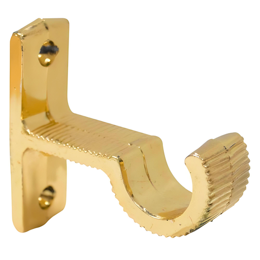 ACCESORIO CORTINERO SOPORTE MURO DORADO DE 1 PAQ X 3 UDUKE