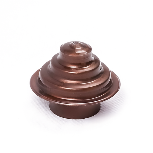 ACCESORIO CORTINERO TERMIINAL CAFE ESCALERA 1 PAQ X 2 UDUKE