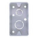 CAJA PLASTICA 2X4 BLANCA CERTIFICADA PQT X 1 UDUKE