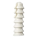 CHAZO 1/4 PLASTICO ESTRIADO PQT X 40 UDUKE