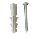 CHAZO CON TORNILLO 5/16 PLASTICO PQT X 10 UDUKE