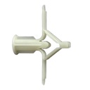 CHAZO PLASTICO MARIPOSA 3/8 PQT X 6 UDUKE