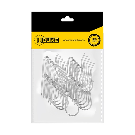 GANCHO AGUJA PQT X 25 UDUKE