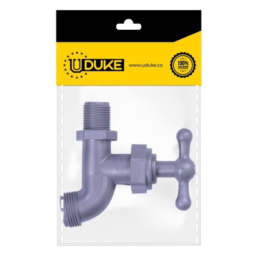 GRIFO PLASTICO GRIS PAQ X 1 UDUKE
