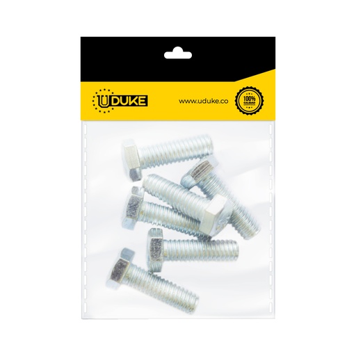 TORNILLO HEXAGONAL 5/16*1 PAQ X 6 UDUKE