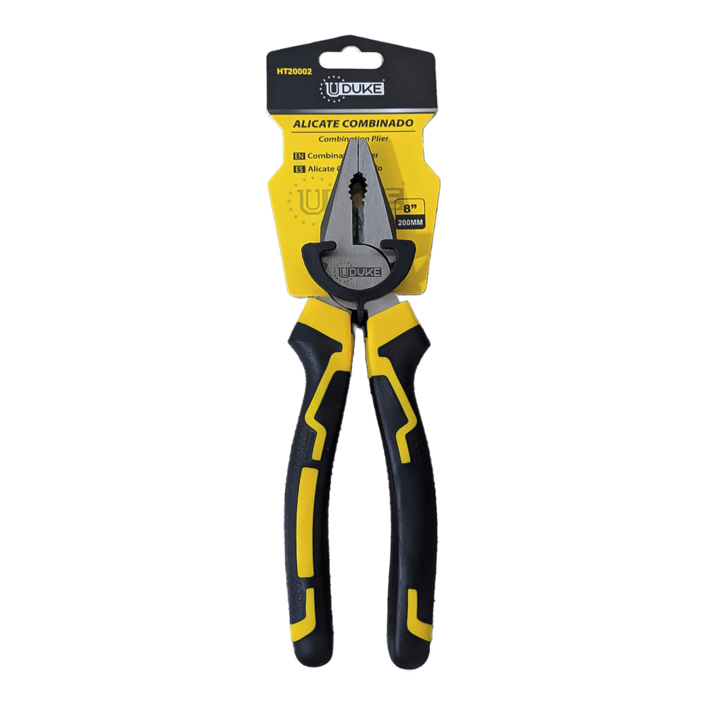 ALICATE PROFESIONAL UDUKE AMARILLO-NEGRO  8 (HT20002)