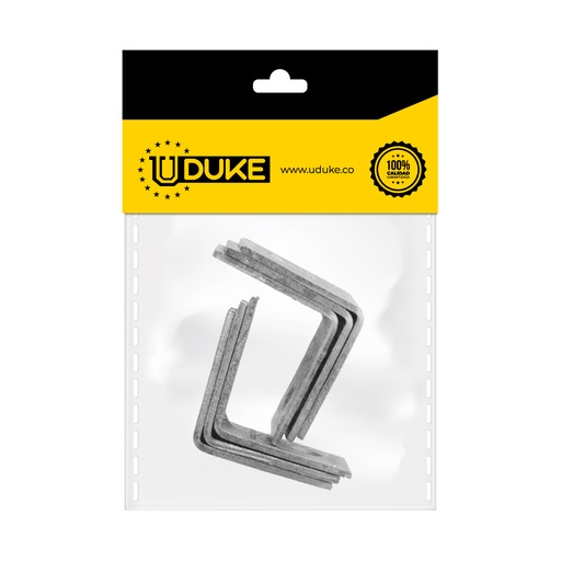 ANGULO 1 METALICO PQT X 6 UDUKE