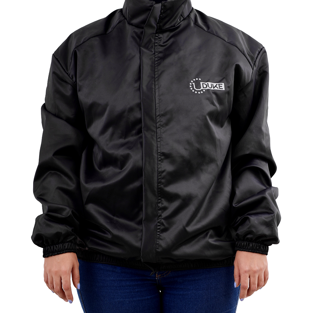 CHAQUETA ROMPE VIENTO TALLA XL NEGRO UDUKE