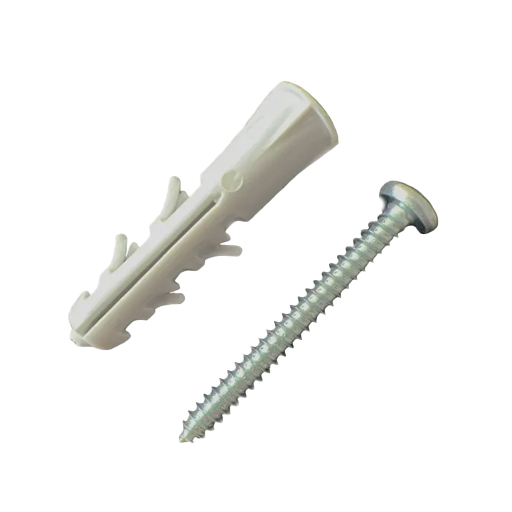 CHAZO CON TORNILLO 5/16 PLASTICO PQT X 10 UDUKE
