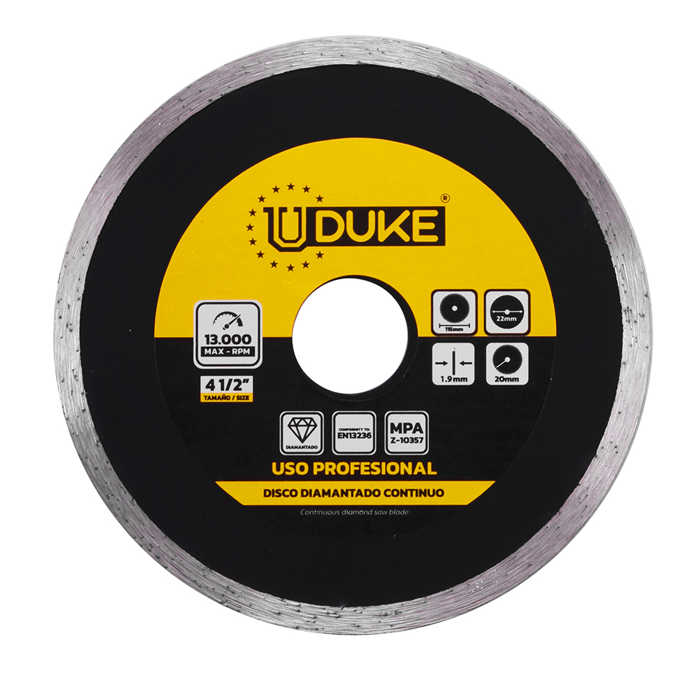 DISCO DIAMANTADO CONTINUO UDUKE 4 1/2  (HT30580)