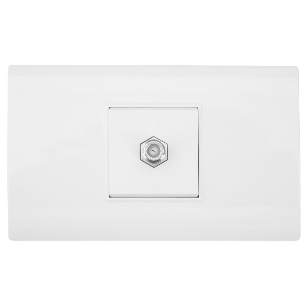 LINEA BK PLUS BLANCA INCRUSTAR TOMA TV (118K-18) (HT20685)