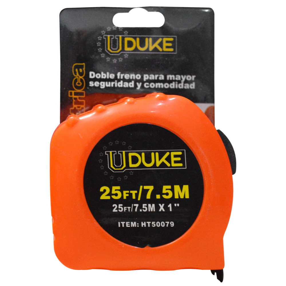 METRO 7.5 MTS PASTA NARANJA EN BLISTER UDUKE (HT50079)