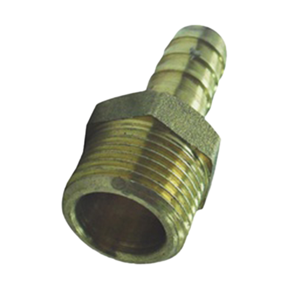 RACOR GAS MACHO BRONCE 1/2X3/8 PQT X 1 UDUKE