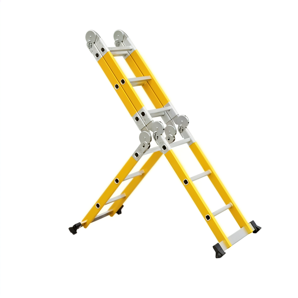 ESCALERA MULTIPOSICIONES 12 PELDAÑOS UDUKE SIN PLATAFORMA (3.6MTRS)(150KLS)(HT3179)