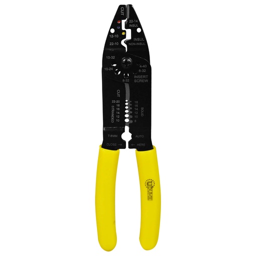 [10899] ALICATE PELACABLE UDUKE 8" MULTIUSOS (8AWG-20AWG) (HT80009)