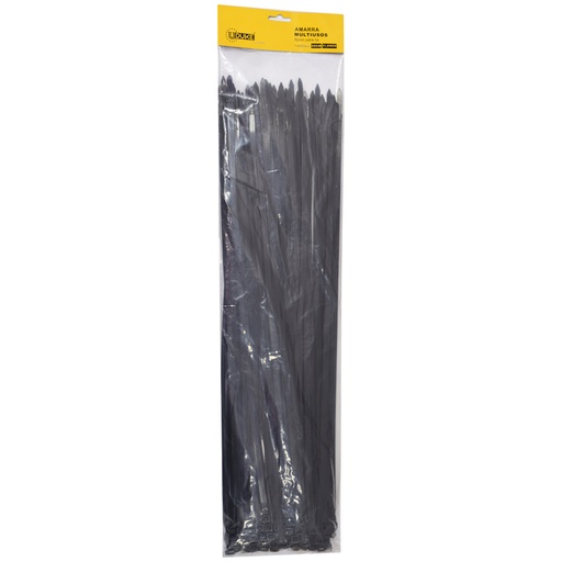 [10110] AMARRA PLASTICA UDUKE NEGRA 7X550MM (55 CM) (100 UNDS) (HT70046)