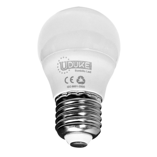 [9259] BOMBILLO LED 3W UDUKE LUZ DIA E27 MULTIVOLTAGE (NEVERA) (6500K) (A50) (HT80394)