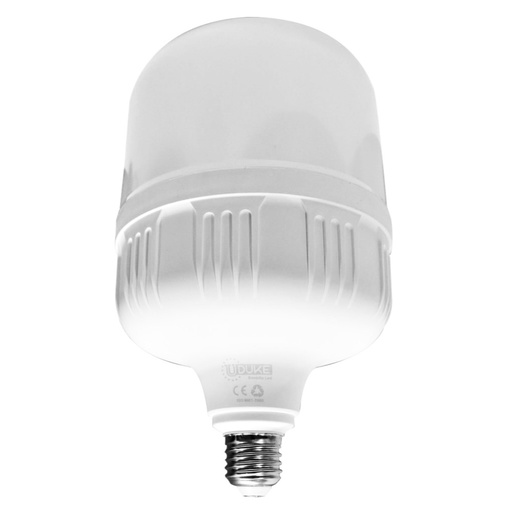 [13359] BOMBILLO LED 45W UDUKE LUZ DIA E27 MULTIVOLTAGE (6500K) (T140) (HT80426) (GARANTIA 2 AÑOS)