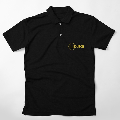 [T63] CAMIBUSO TALLA S BORDADO NEGRO UDUKE