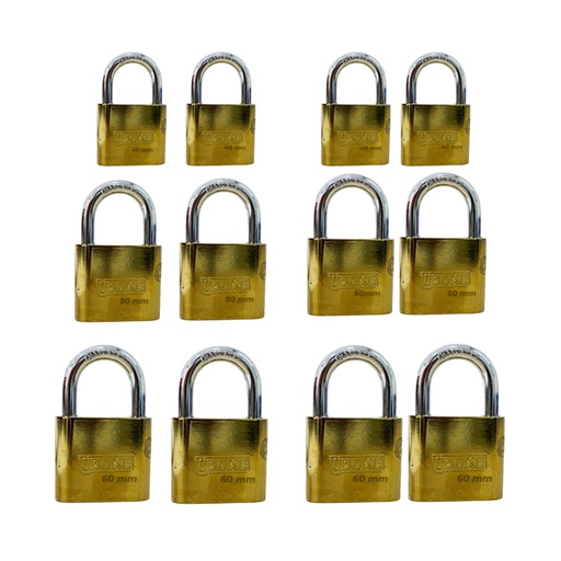 [7765] CANDADO CARTON UDUKE DORADO 40-50-60 (HT40166)