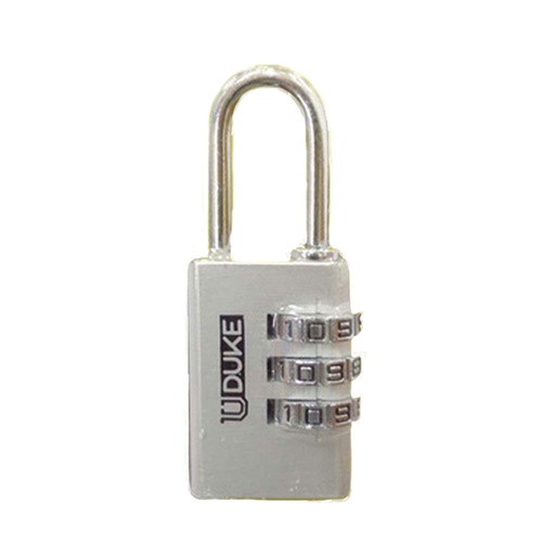 [12193] CANDADO CLAVE 30 MM 3 DIGITOS UDUKE COLORES SURTIDOS (HT90141)