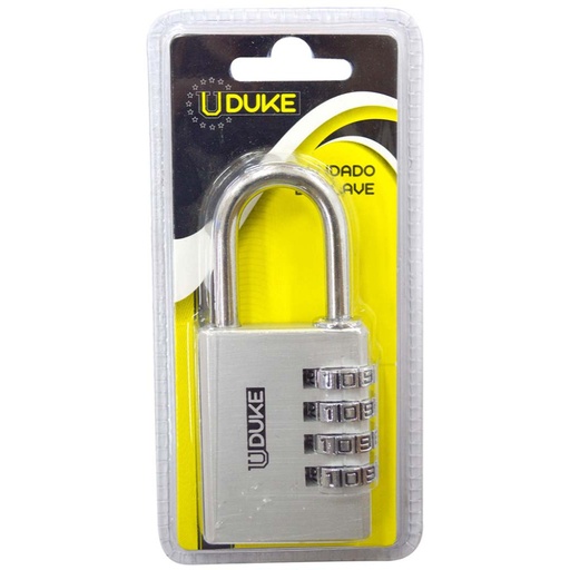 [12194] CANDADO CLAVE 40 MM 4 DIGITOS UDUKE COLORES SURTIDOS (HT90142)