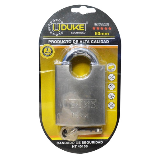 [7762] CANDADO UDUKE ANTICIZALLA 70 (3 ANOS DE GARANTIA)  (HT40157)