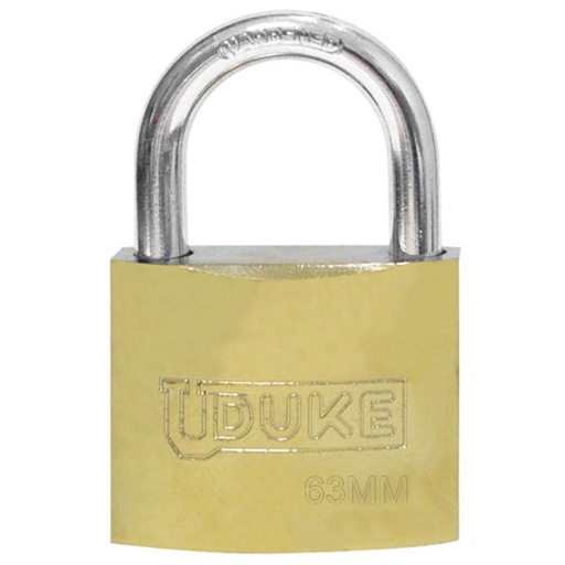 [7754] CANDADO UDUKE DORADO 63MM (CAJA X 6)(HT40149)