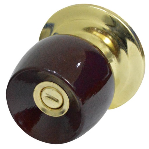 [402] CHAPA BOLA BANO P/MADERA UDUKE COLOR VINOTINTO ESCUDO DORADO (5832-HJM) (HT20185)