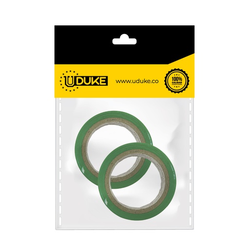 [10427VK] CINTA AISLANTE PEQUEÑA VERDE PAQ X 2 UDUKE