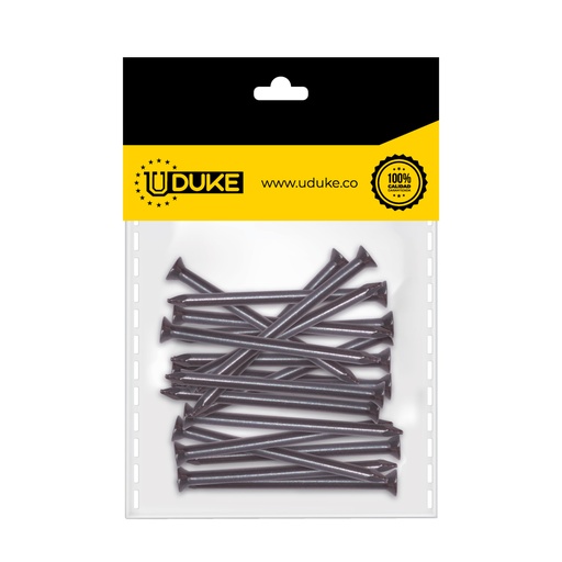 [2334K] CLAVO ACERO LISO  1 1/2 PAQ X 20 UDUKE