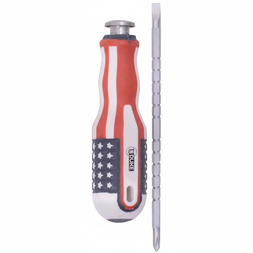 [8268DK] DESTORNILLADOR DOBLE PUNTA PEQUEÑO CON SEGURO U.S.A. PQT X 1 UDUKE