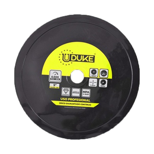 [7843] DISCO DIAMANTADO CONTINUO UDUKE 9" (HT30582)