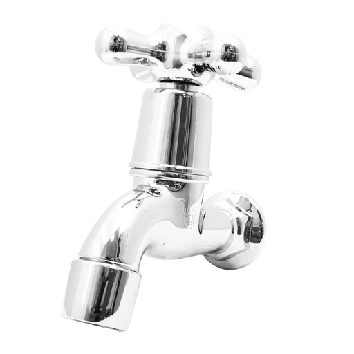 [20703] GRIFO CROMADO 1/2" x 3/4" ABS UDUKE (HT2175)