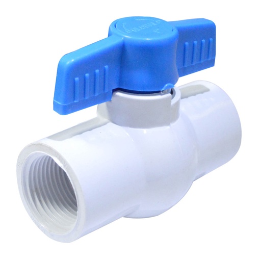 [2770] LLAVE BOLA PVC ROSCA 1 1/2 (HT20137)