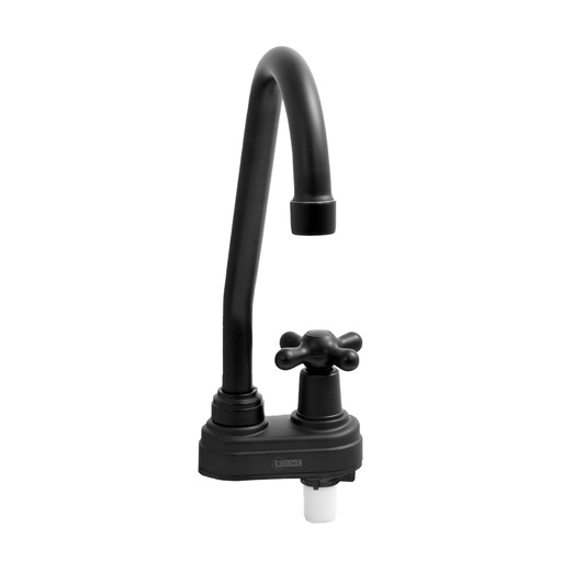 [16791] LLAVE CUELLO GANSO P/CRUCETA MESA CON BASE  NEGRO MATE UDUKE (HT1558)