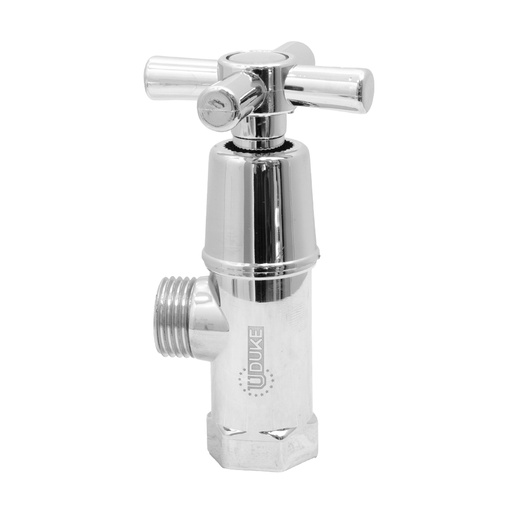 [20705] LLAVE DE REGULACION CROMADA MANIJA CRUCETA UDUKE (HT2177)