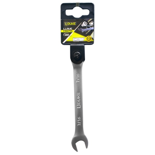 [12020] LLAVE MIXTA  7/16 CR/V UDUKE (HTY0022)