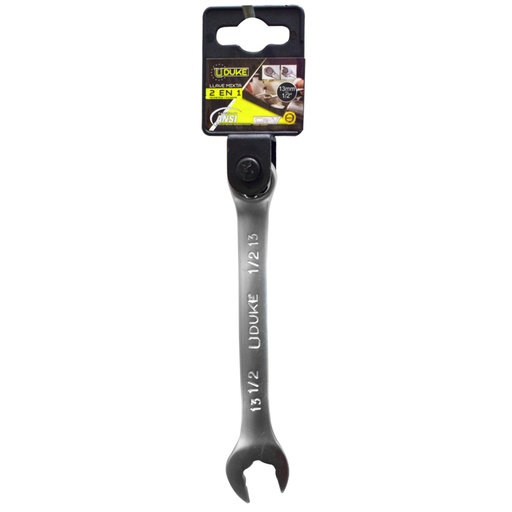 [13258] LLAVE MIXTA 2 EN 1  13MM - 1/2 CR/V UDUKE (HTY0068)