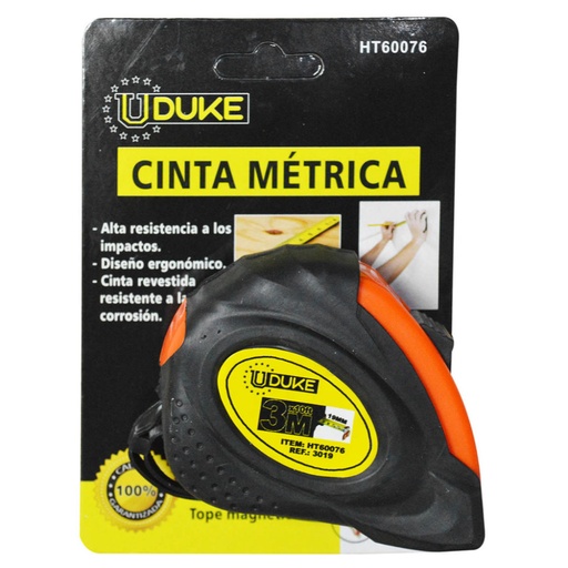 [8882] METRO 3 MTS HOJA 19MM CAUCHO UDUKE (HT60076)