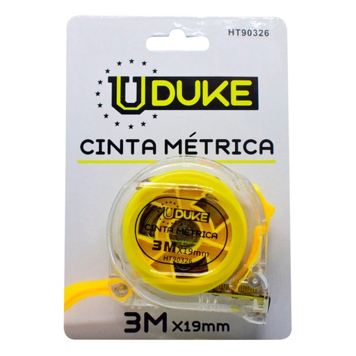 [13089] METRO 3 MTS HOJA DELGADA TRANSPARENTE DOBLE FAX UDUKE (HT1298)