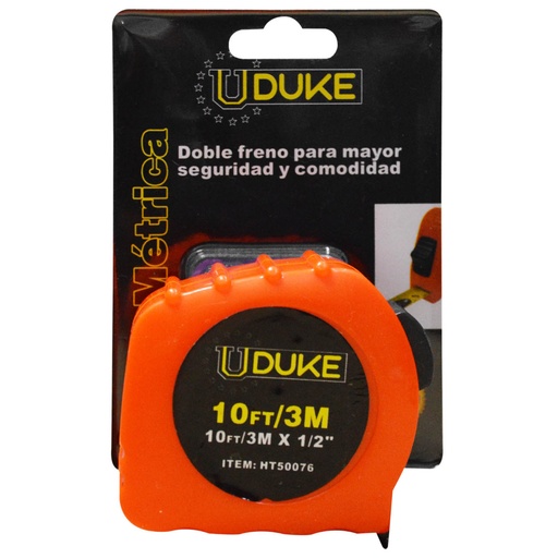 [8289] METRO 3 MTS NARANJA EN BLISTER UDUKE (HT50076