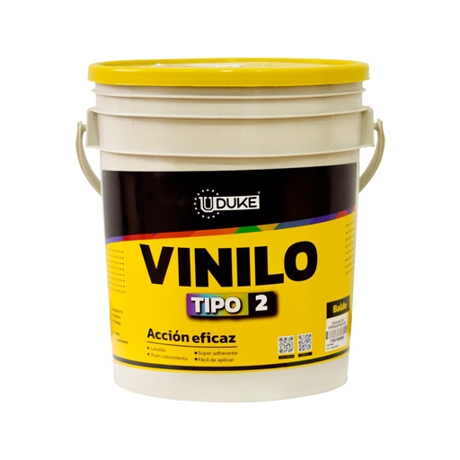 [14564K] PINTURA VINILO TIPO 2 INTERIOR BLANCO BALDE (UDUKE)