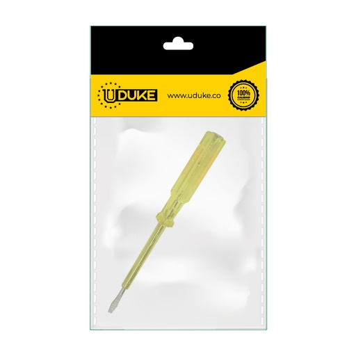[13465K] PROBADOR DE CORRIENTE GRANDE PQT X 1 UDUKE