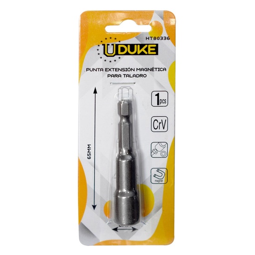 [11593] PUNTA EXTENSION MAGNETICA PARA TALADRO 5/16 UDUKE BLISTER (8X65MM) (HT80336)