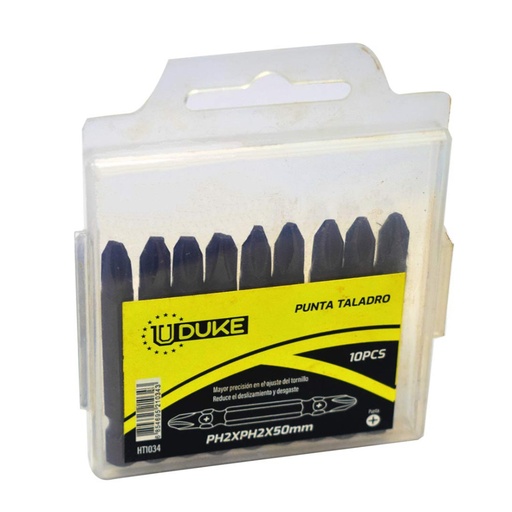 [13442] PUNTAS TALADRO X 10 PCS ESTRIA UDUKE (HT1034)