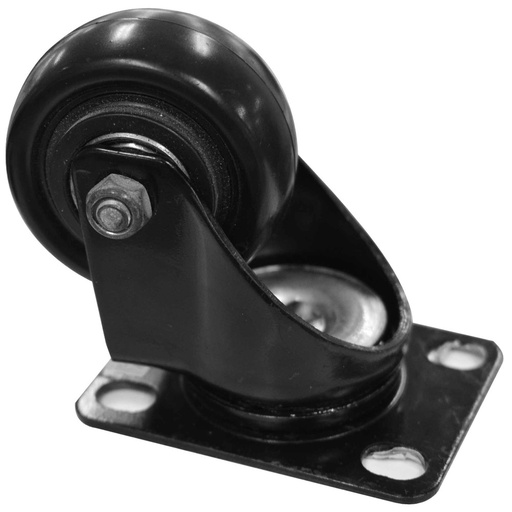 [7889] RODACHINES 2 PLANO NEGRO PESA GIRATORIO 50MM 80KG (INDIVIDUAL) (HT40082)