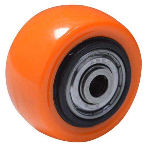 [10916] RUEDA INDIVIDUAL NARANJA 40MM 70KG (RODACHINES 1 1/2) (HT80025)